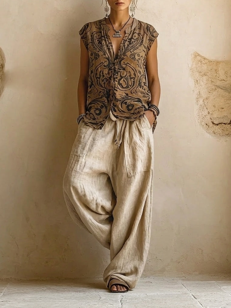 Olivia™ | Premium Cotton & Linen 3-Piece Set