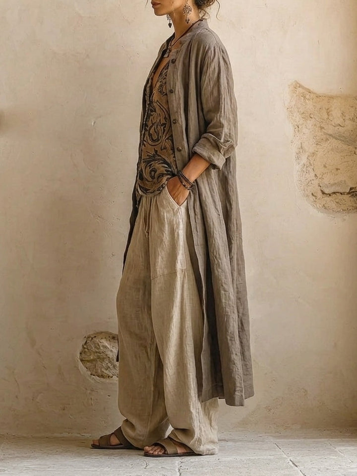 Olivia™ | Premium Cotton & Linen 3-Piece Set