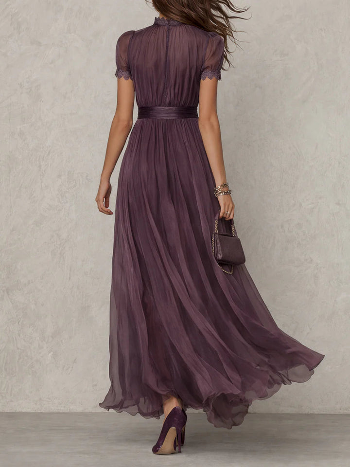 Ashley™ | Vintage Chiffon Maxi Dress