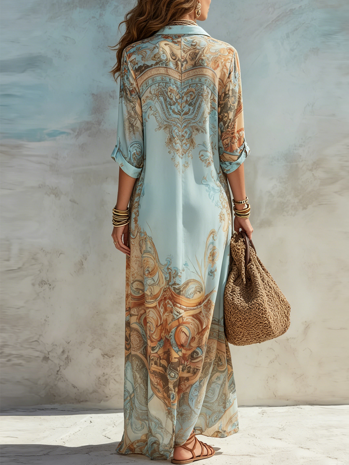 Celeste™ | Coastal Elegance Maxi Dress
