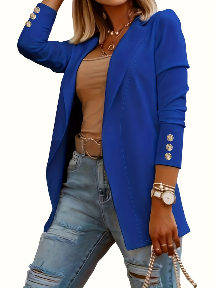 Margot™ | Elegant Open-Front Knit Blazer