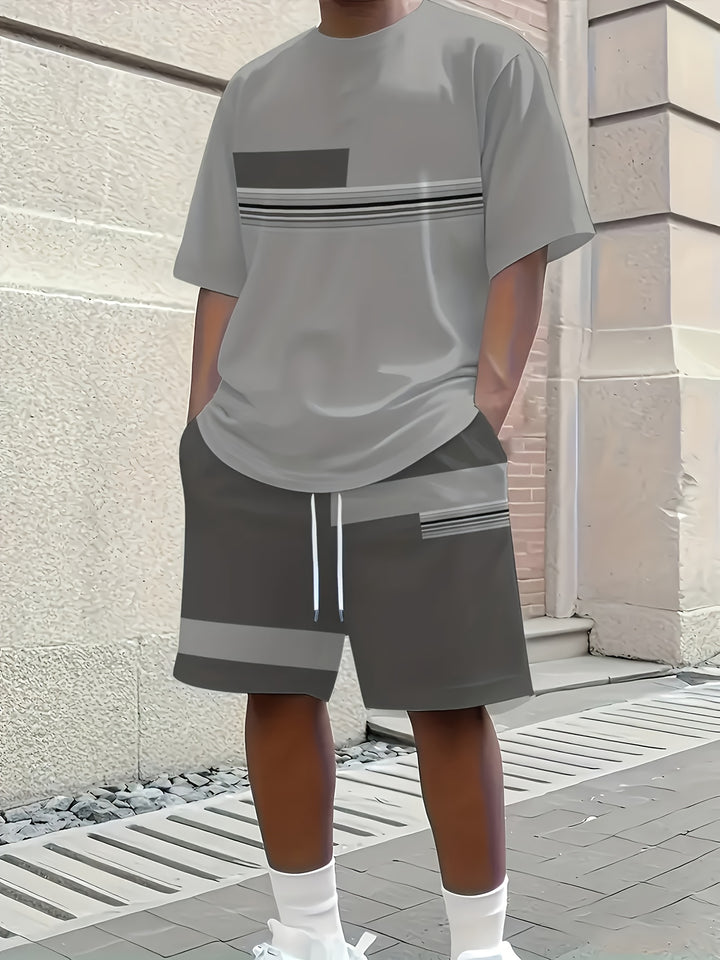 Hudson™ | Men's 2-Piece Tee & Shorts Set