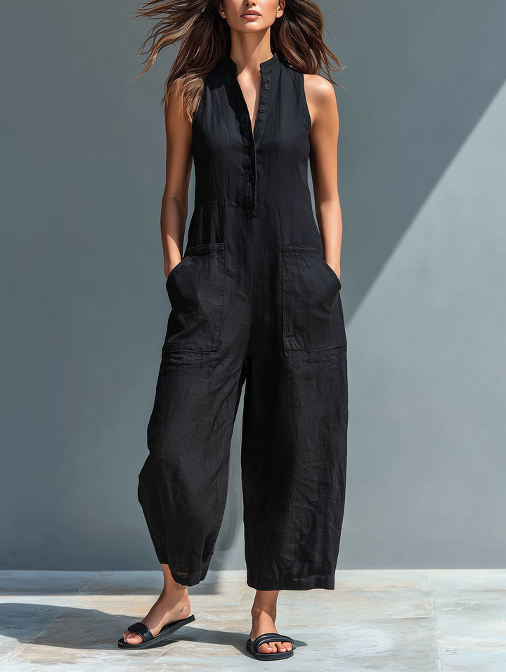 Aria™ | Effortless Linen Jumpsuit