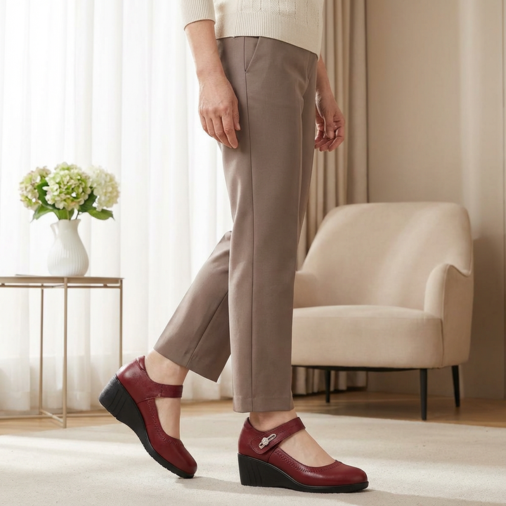Viviana™ | Comfort Wedge Mary Jane Shoes