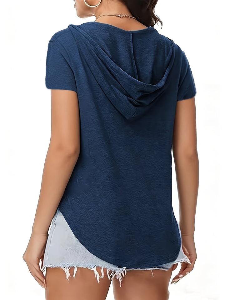 Nora™ | Hooded Stretch Tee