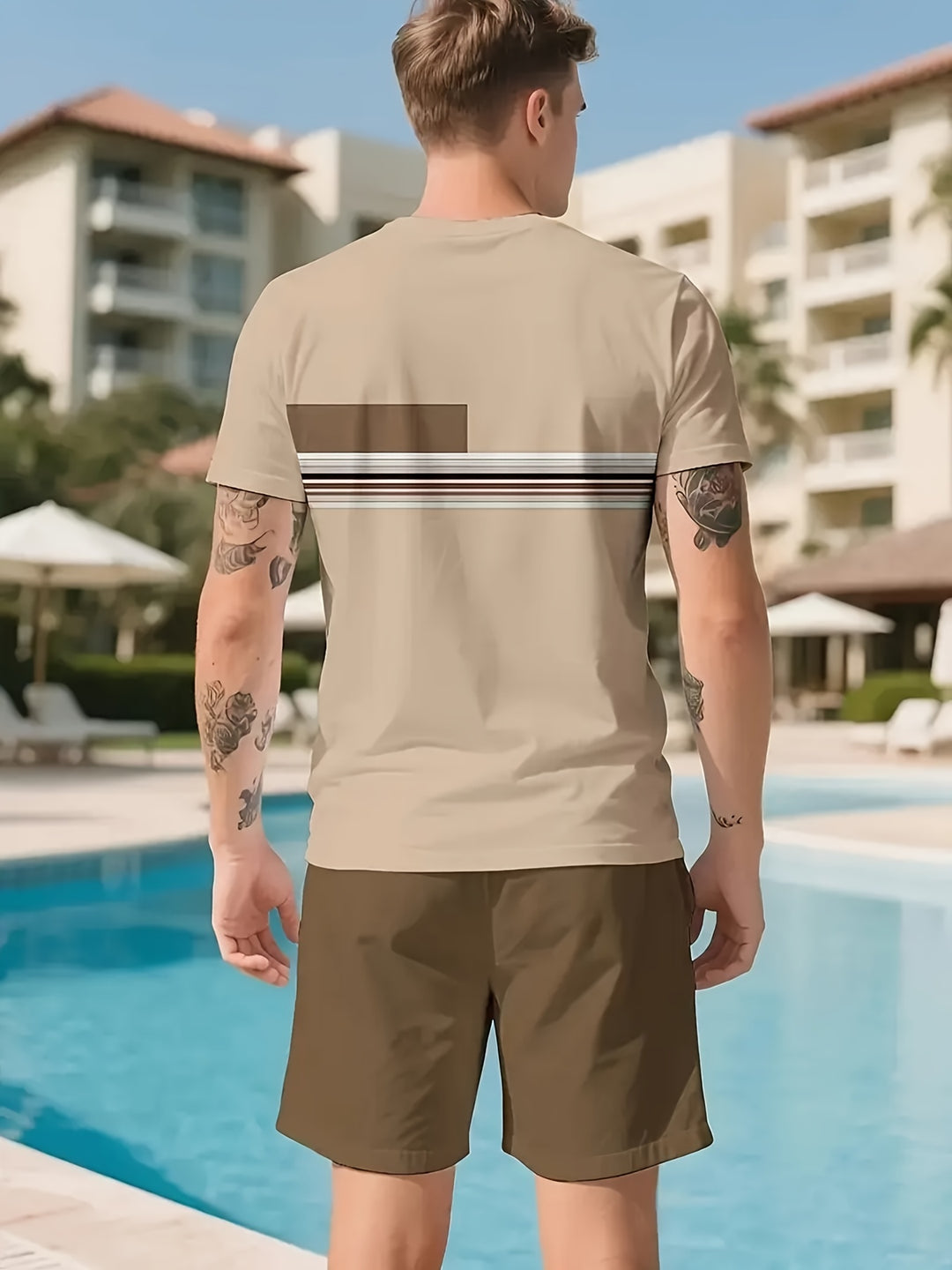 Hudson™ | Men's 2-Piece Tee & Shorts Set