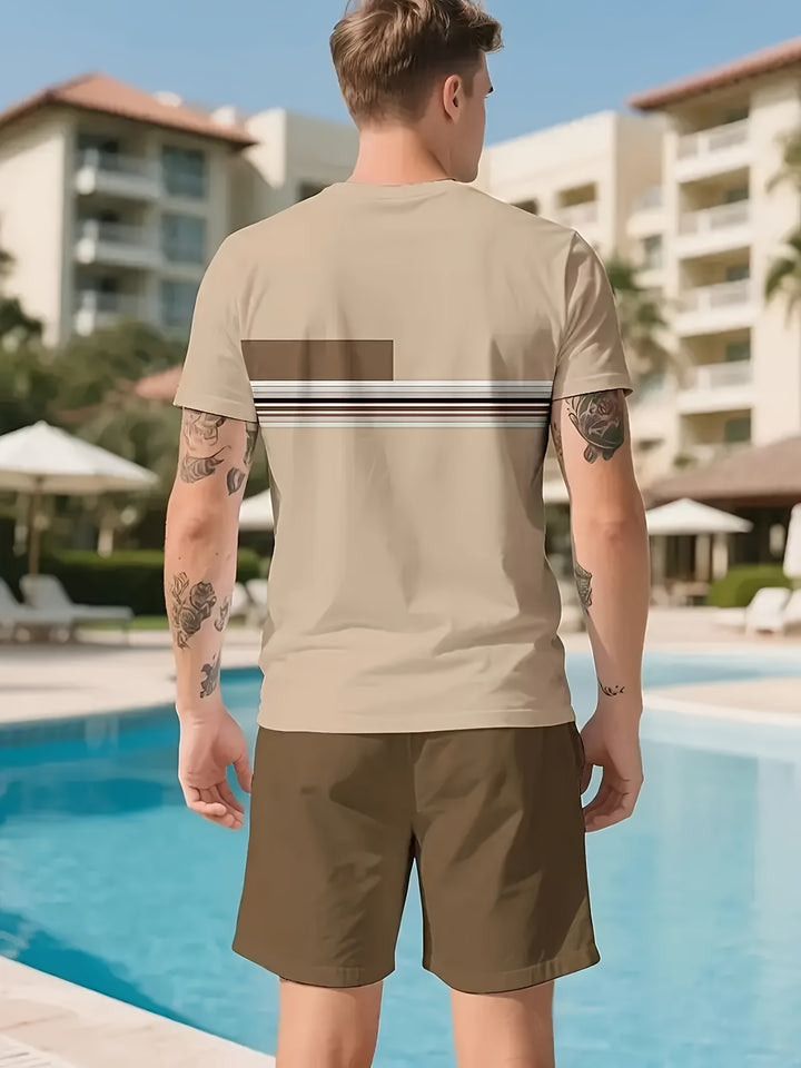 Hudson™ | Men's 2-Piece Tee & Shorts Set