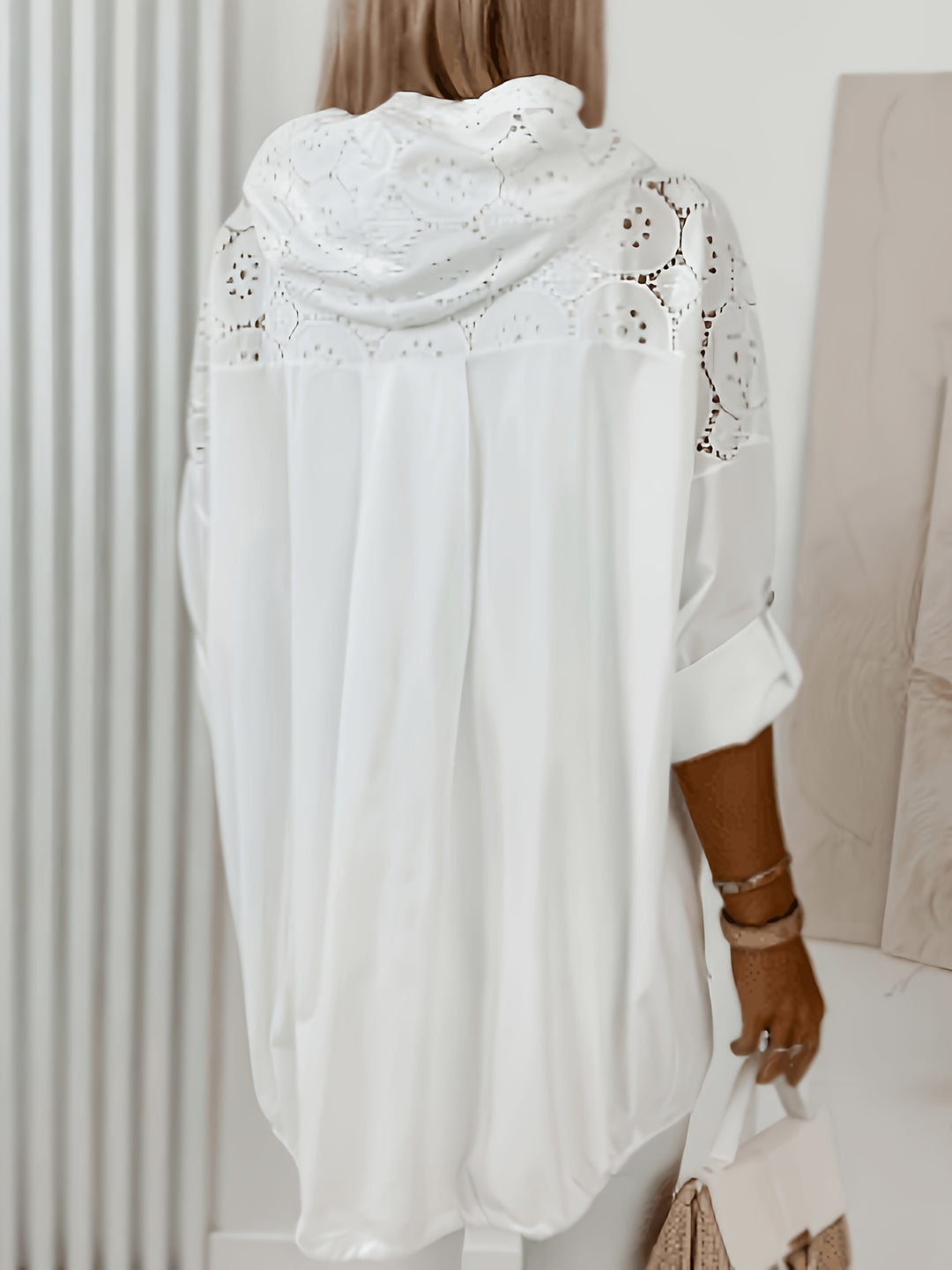 Aria™ | Lace Patchwork Hooded Jacket
