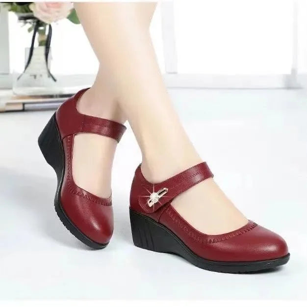 Viviana™ | Comfort Wedge Mary Jane Shoes