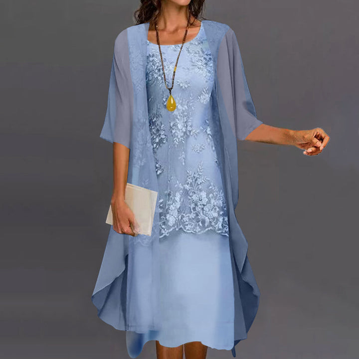 Eleanor™ | Elegant Chiffon Two-Piece Occasion Set