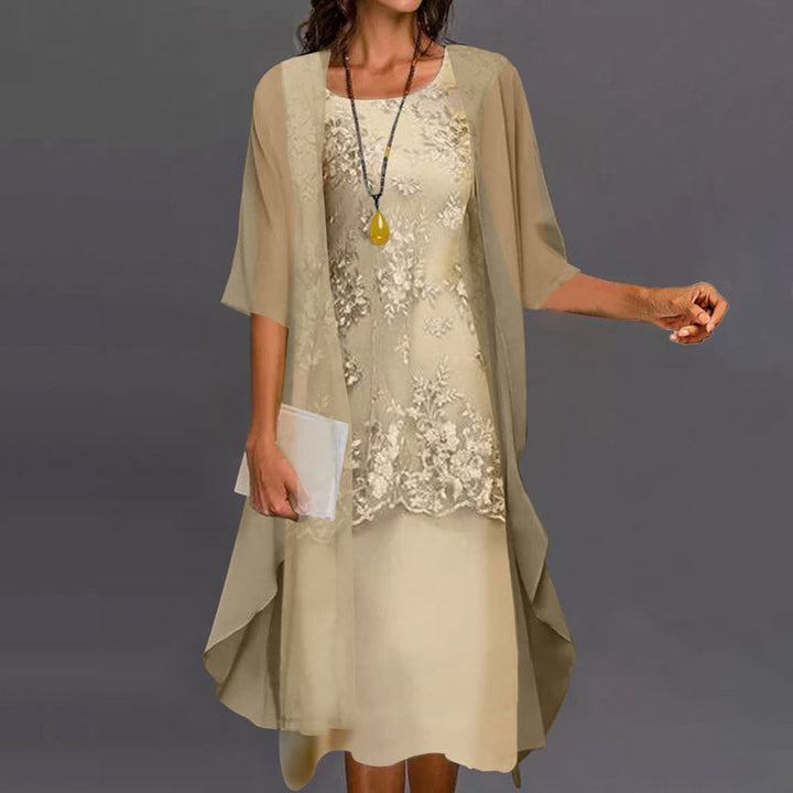 Eleanor™ | Elegant Chiffon Two-Piece Occasion Set