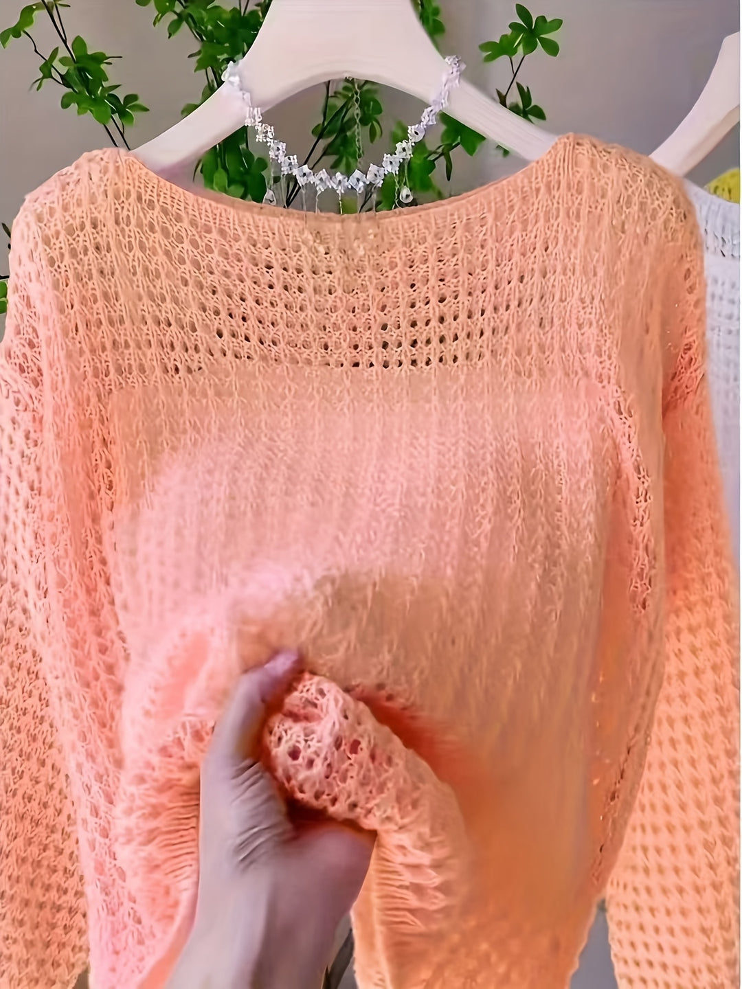 Sophie™ | Lace Hollow Knit Sweater