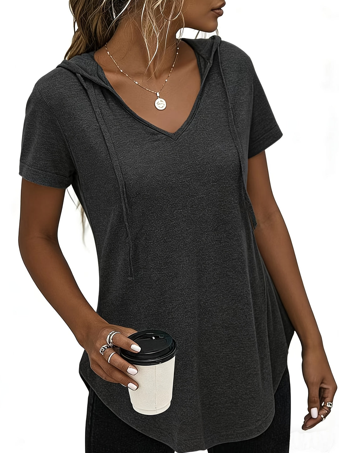 Nora™ | Hooded Stretch Tee