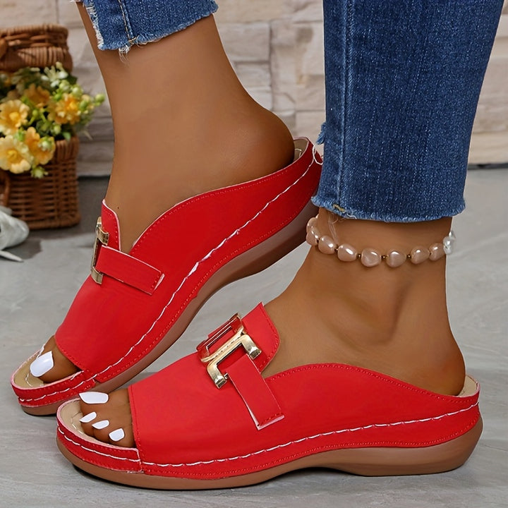 Cleo™ | Orthopedic Platform Slide Sandal