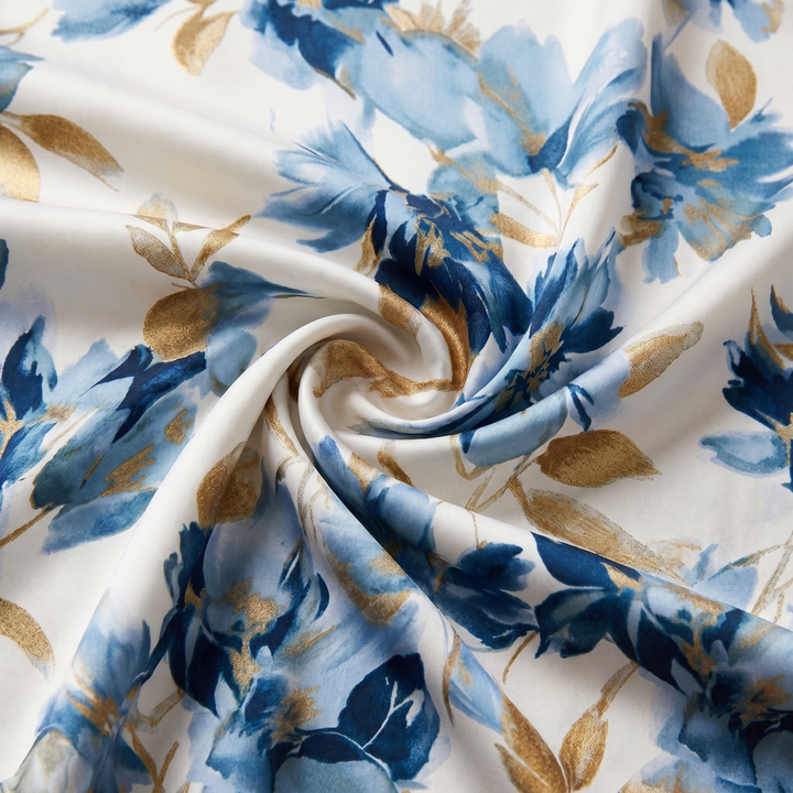 Elara™ | Floral Wrap Waist Midi Dress
