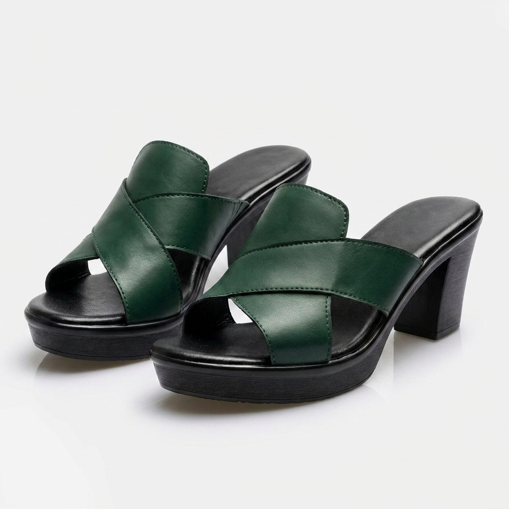 Gisèle™ | Block Heel Mule with Arch Support