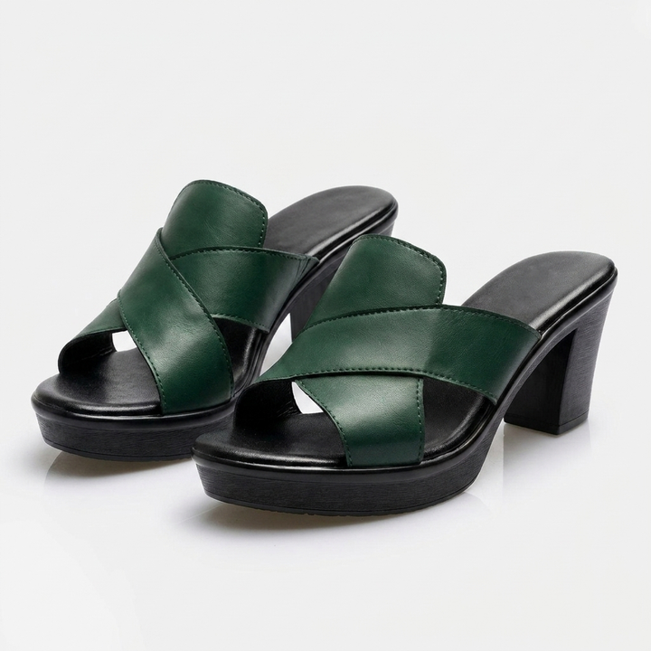 Gisèle™ | Block Heel Mule with Arch Support