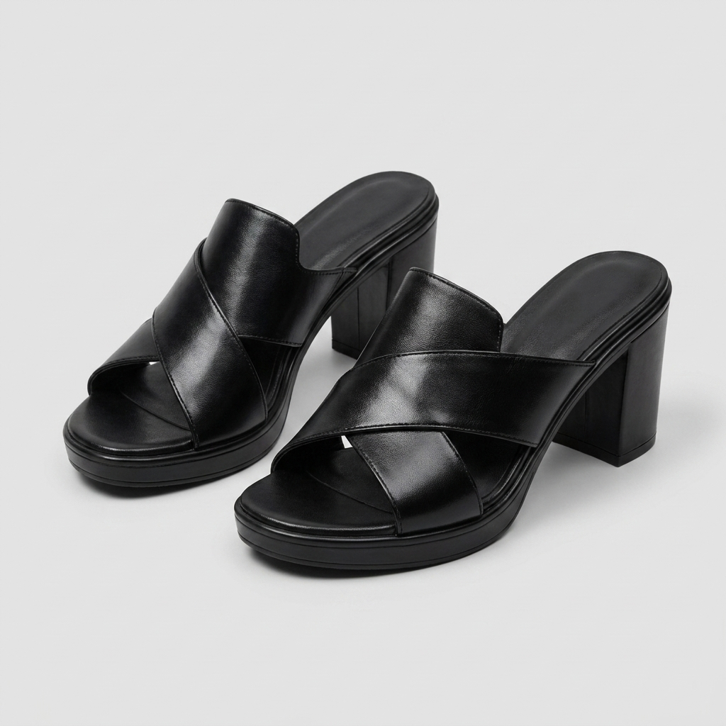 Gisèle™ | Block Heel Mule with Arch Support