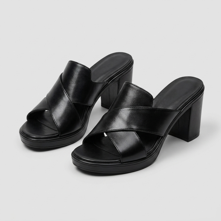 Gisèle™ | Block Heel Mule with Arch Support