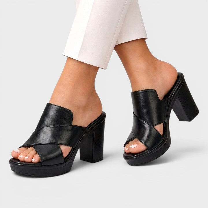 Gisèle™ | Block Heel Mule with Arch Support