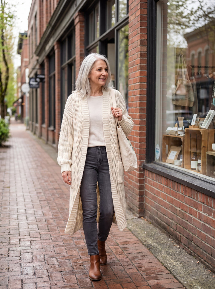Eleanor™ | Long Knit Cardigan