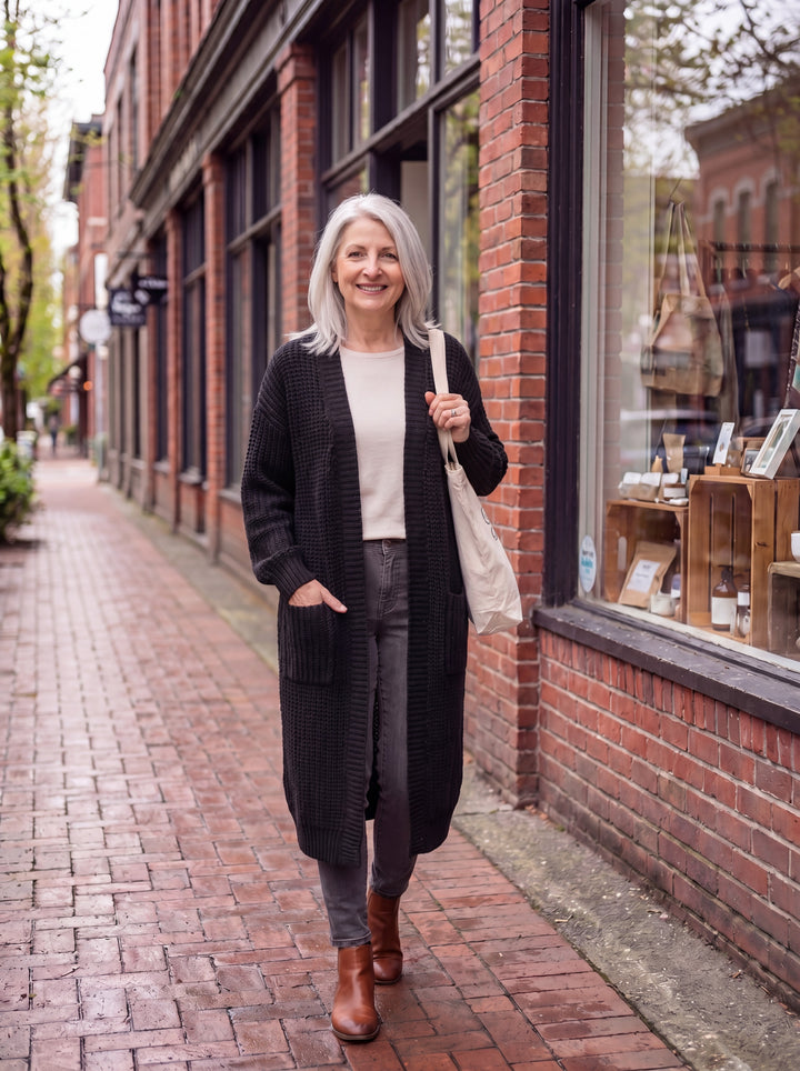 Eleanor™ | Long Knit Cardigan