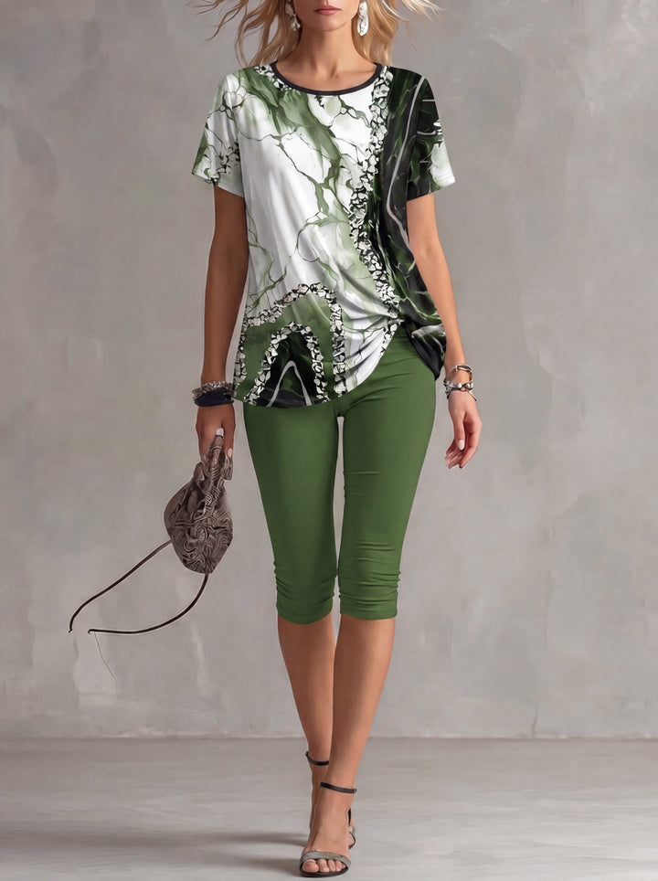 Luna™ | Botanical Print Stretch Set
