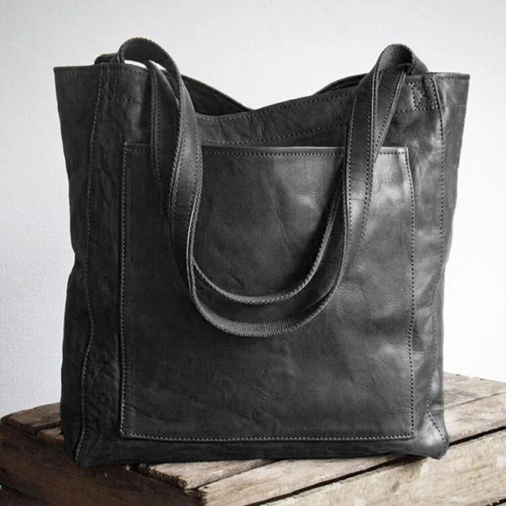 Amelia™ | Vintage Leather Tote Bag