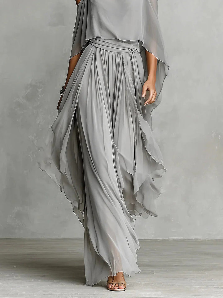 Celeste™ | Off-Shoulder Flowy Two-Piece Set